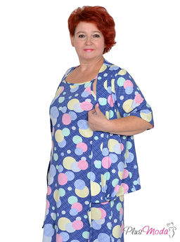 Кардиган-накидка Модель №1519 размеры 44-84 - Plusmoda фото 3