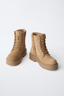 LACE-UP ANKLE BOOTS - Zara фото 10
