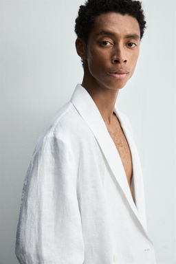 RELAXED FIT LINEN BLAZER - Zara фото 5