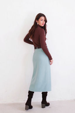 Martichelli Юбка миди-макси в цвете мята  фото 7