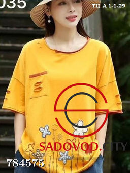 Женская хлопковая футболка