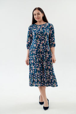 Платье женское из кулирки Софи сакура - Амадэль фото 2