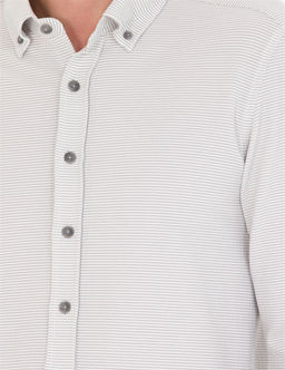 A__k Gri Slim Fit Uzun Kollu G_mlek - Pierre cardin фото 7