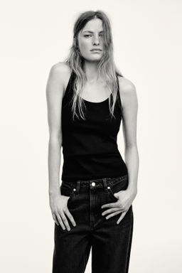 Wide High Waist Jeans - H&m фото 17