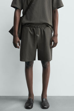 BERMUDA JOGGER ESTRUCTURA / Verdoso - Zara фото 10