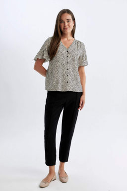 Jogger Pantolon Lastikli Bel Bagc?kl? Basic Duz Paca - Defacto фото 2