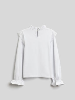 ACOOLA / Блузка детская для девочек Kolett белый  фото 2