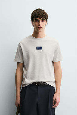 CONTRAST PRINT T-SHIRT - Zara фото 10