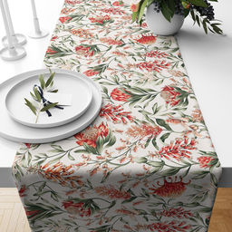 Дорожка столовая, сервировочная 50х145см Сардиния, рогожка, хлопок Премиум 186г/м2, без упаковки, Домашняя мода (Россия)  фото 3