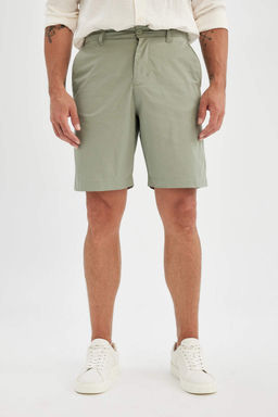 Шорты-бермуды из габардина стандартного кроя - Defacto фото 4