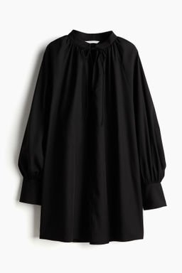 Vestido oversize con tiras de anudar - H&m фото 9