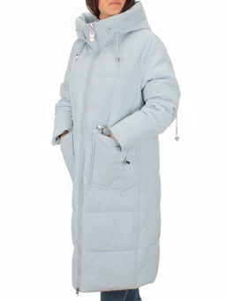H303 BLUE Пальто зимнее женское (200 гр. холлофайбер) - Fashion фото 3
