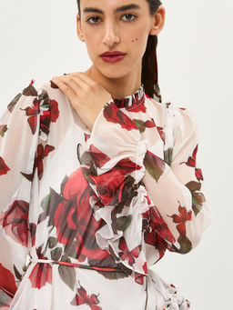 Платье женское 12521-35156 white/red - Eleganzza фото 6