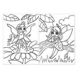 Цена за 3 шт. Раскраска для девочек Сказочные феи, 16 стр., формат А4