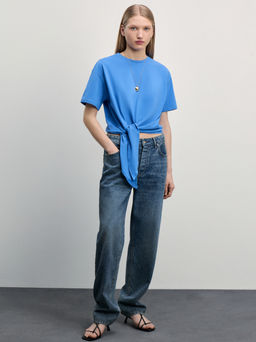 Футболка с завязками / Zarina  фото 2