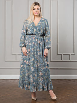 Платье 1330 дымчато-серый - Novita фото 10