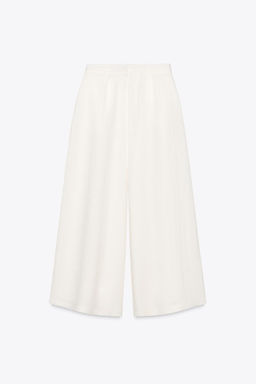 WIDE-LEG DARTED TROUSERS - Zara фото 5