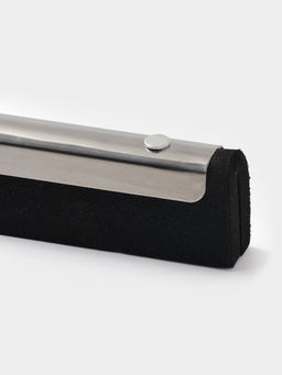 Водосгон для пола, основание нержавеющая сталь, стяжной хомут, 34.5 см