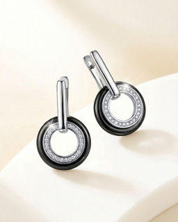 Серьги с керамикой