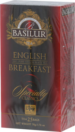 BASILUR. Избранная классика. English Breakfast карт.упаковка, 25 пак.