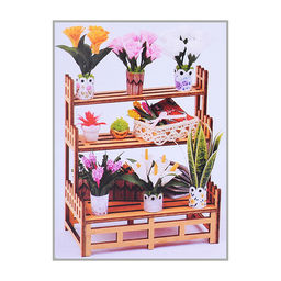 Конструктор "Цветочный дом 3D" в коробке