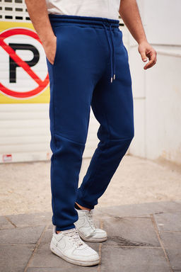 TRENDYOL MAN Indigo Regular/Normal Kesim Dikis Detayl? Kal?n Esofman Alt? TMNAW25EA00002 - Trendyolmilla фото 9