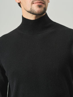 Джемпер мужской из кашемира KM051708-E черный