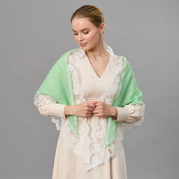 Косынка хлопковая 180 х 110 см - Мастерская ПОКРОВ фото 5