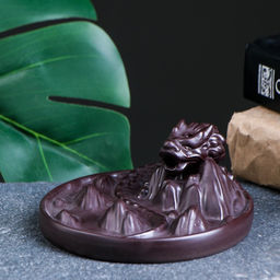 Подставка для благовоний TAKE IT EASY «Горный дракон», стелющийся дым, 12×5 см
