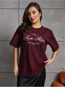 Футболка "Раиз" Бордо женская