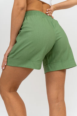 Шорты Натали 36781 из полиэстера с льном  фото 27