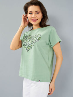 Футболка женская _ 12722/Heart - F5 фото 3