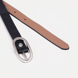 Ремень женский, ширина 1,8 см, винт, пряжка металл, цвет чёрный - Simaland фото 2