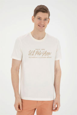 Мужская футболка цвета экрю - U.s. polo assn фото 3