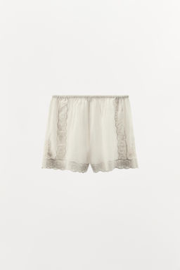 EMBROIDERED BEADED SHORTS - Zara фото 4