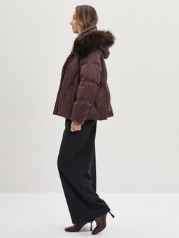 Куртка женская 12511-22058 chocolate - Eleganzza фото 3