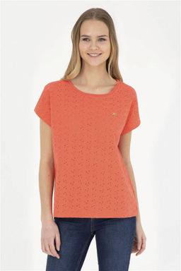 Женская футболка с цветком граната - U.s. polo assn фото 3