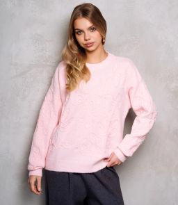Джемпер #КТ818 (6), розовый