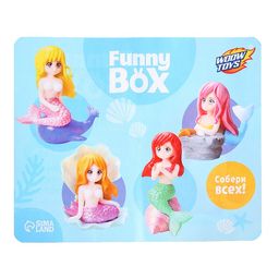 Игрушка - сюрприз Funny Box «Русалки»: фигурка, наклейки, МИКС