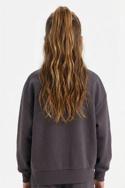 Overshirt Fit Bask_l_ __i Yumu_ak T_yl_ Sweatshirt K_z _ocuk - Defacto фото 5