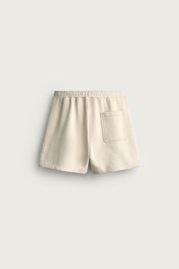 BERMUDA JOGGER LAVADA TEXTO ESTAMPADO / Crudo - Zara фото 8