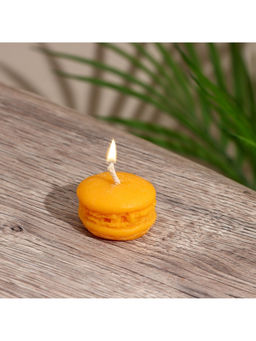 Цена за 4 шт. Свеча "Макарун" 3,5х3,5х2 см, соевый воск МИКС