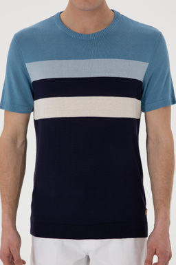 Erkek Slim Fit Bisiklet Yaka Lacivert Ti__rt Sepette S_rpriz _ndirim - U.s. polo assn фото 6
