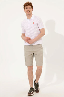 U. S. Polo Assn Мужская красная футболка с воротником-поло - U.s. polo assn фото 10