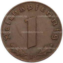 Монета 1 рейхспфенниг 1939 года B Германия