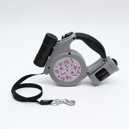 Рулетка с фонарем и отсеком для пакетов 5 м, max = 50 кг, серая - Пушистое счастье фото 2