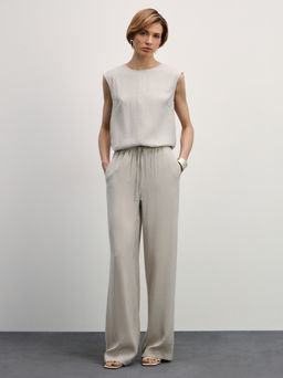 Топ из вискозы прямого кроя / Zarina фото 2