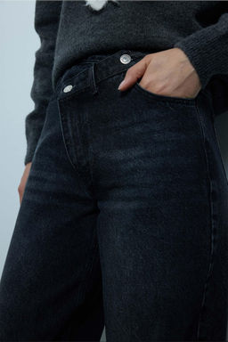 %100 Pamuk W_de Leg Jean Pantolon - Defacto фото 4
