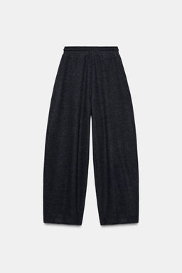 SOFT RIB BALLOON TROUSERS - Zara фото 4