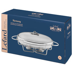 МАРМИТ LEFARD СЕРИЯ HARMONY СО СТЕКЛЯННОЙ ФОРМОЙ ДЛЯ ЗАПЕКАНИЯ, 3Л фото 2